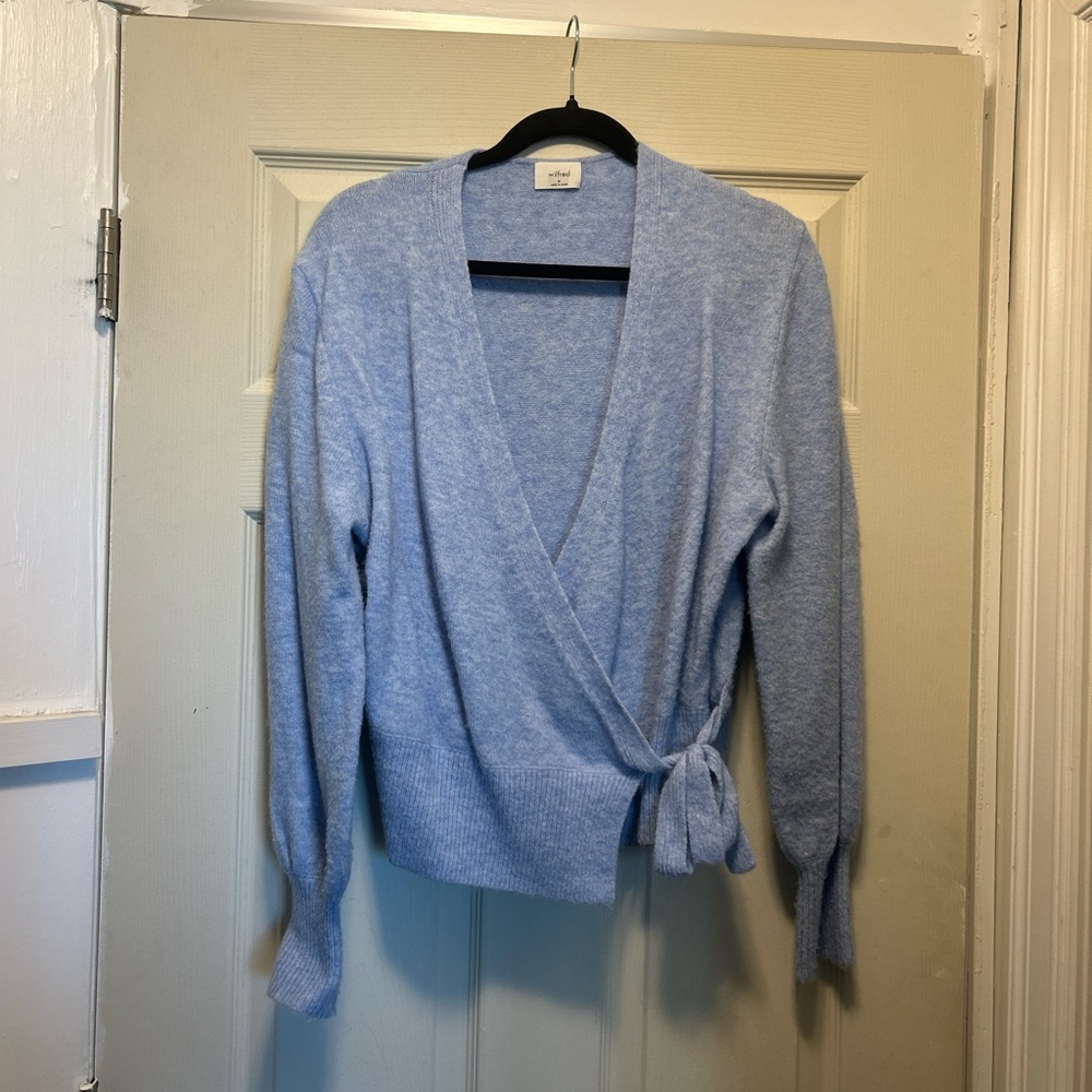 Wilfred Sky Blue Knit Top